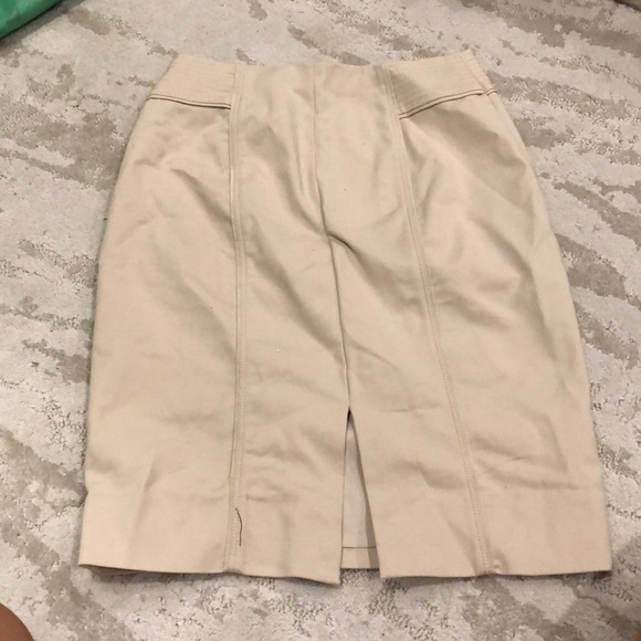 White House black market skirt pencil tan - Picture 3 of 3